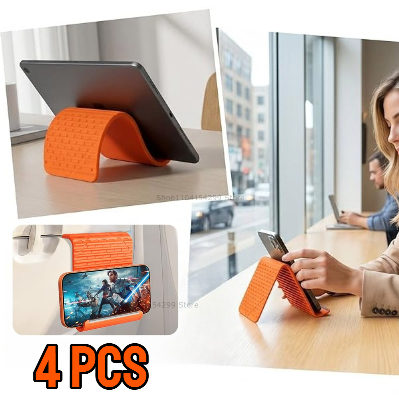 Tablet Stand Adjustable - Flexibele opvouwbare siliconen telefoonhouder, draagbare verstelbare