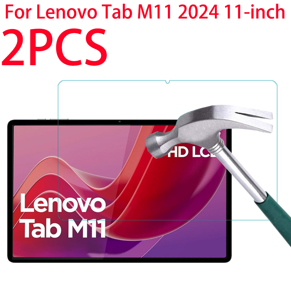 Lenovo Tablet M11 Accessories - 2 Stuks HD Krasbestendig Screen Protector