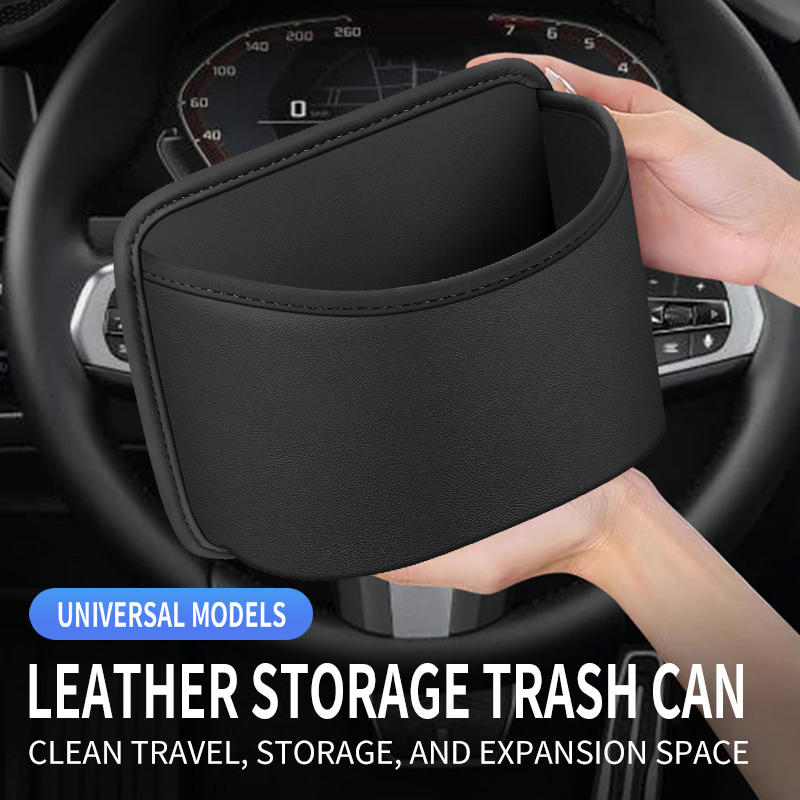 Tablet Accessories For Car - Autodeur bekerhouder Leer Automotive Drinkrek Opbergbak