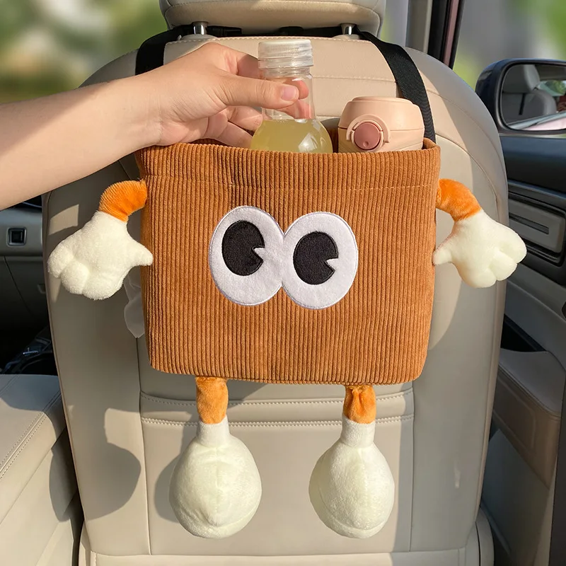Tablet Accessories For Car - Auto Prullenbak Bin Cartoon Oog Paraplu