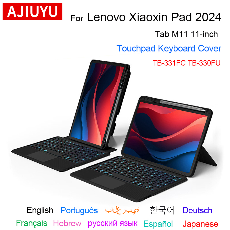 Lenovo Tablet M11 Accessories - AJIUYU Touchpad Toetsenbord Voor Lenovo Xiaoxin