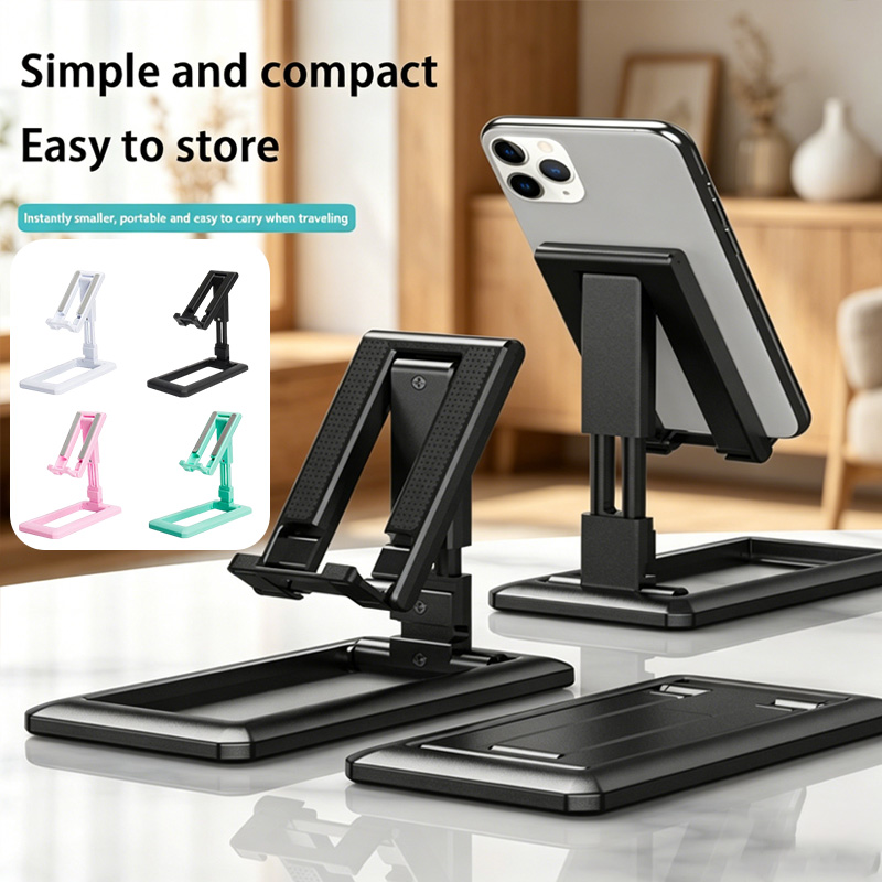 Tablet Stand Adjustable - Opvouwbare tablet- en mobiele telefoonstandaard, schaalbaar,