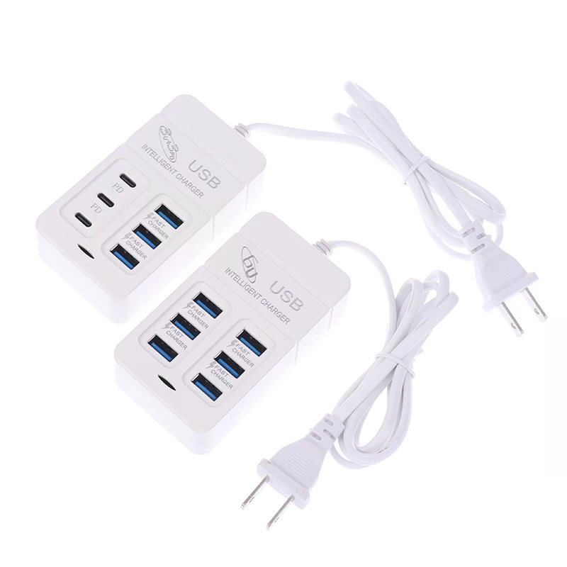 1 PC US Plug 6 Poorten Multipo - Usb Hub Type C recensie en prijs