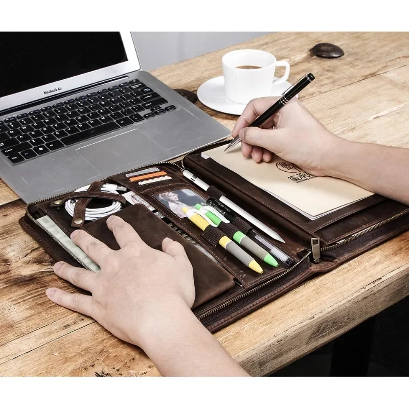 Leren tabletopbergtas voor App - Tablet Tech Accessories recensie en prijs