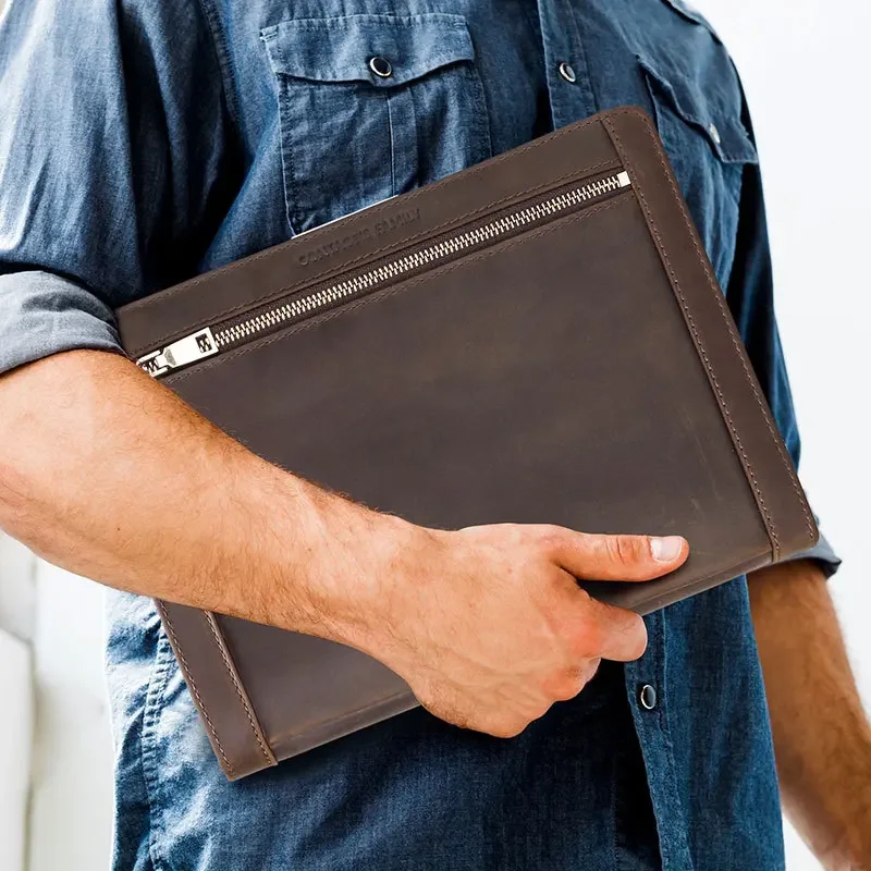 Leren tabletopbergtas voor App - Tablet Tech Accessories recensie en prijs