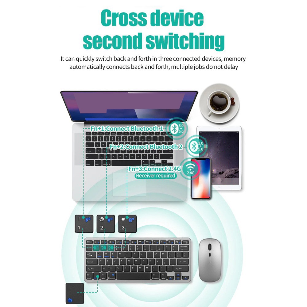 Draadloos Toetsenbord Bluetoot - Tablet Accessories Choice Store recensie en prijs