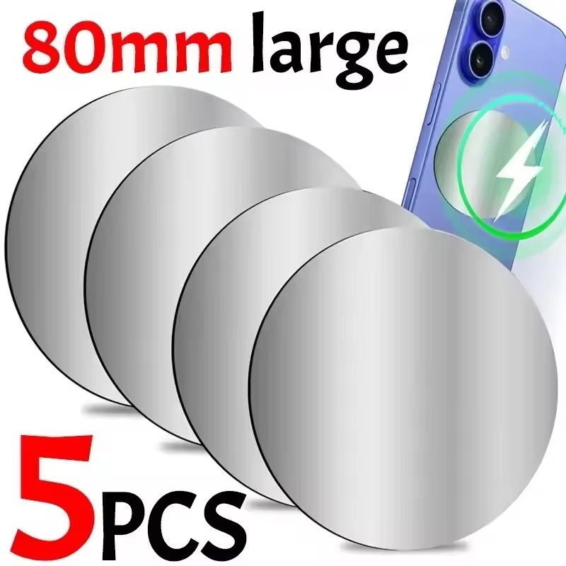 1-5PCS 8CM magnetische metalen - Tablet Accessories For Car recensie en prijs