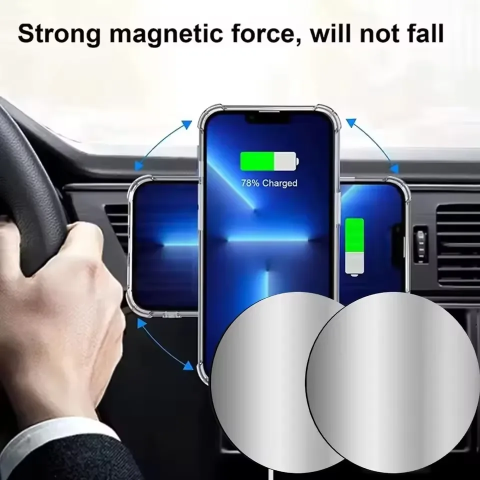 1-5PCS 8CM magnetische metalen - Tablet Accessories For Car recensie en prijs