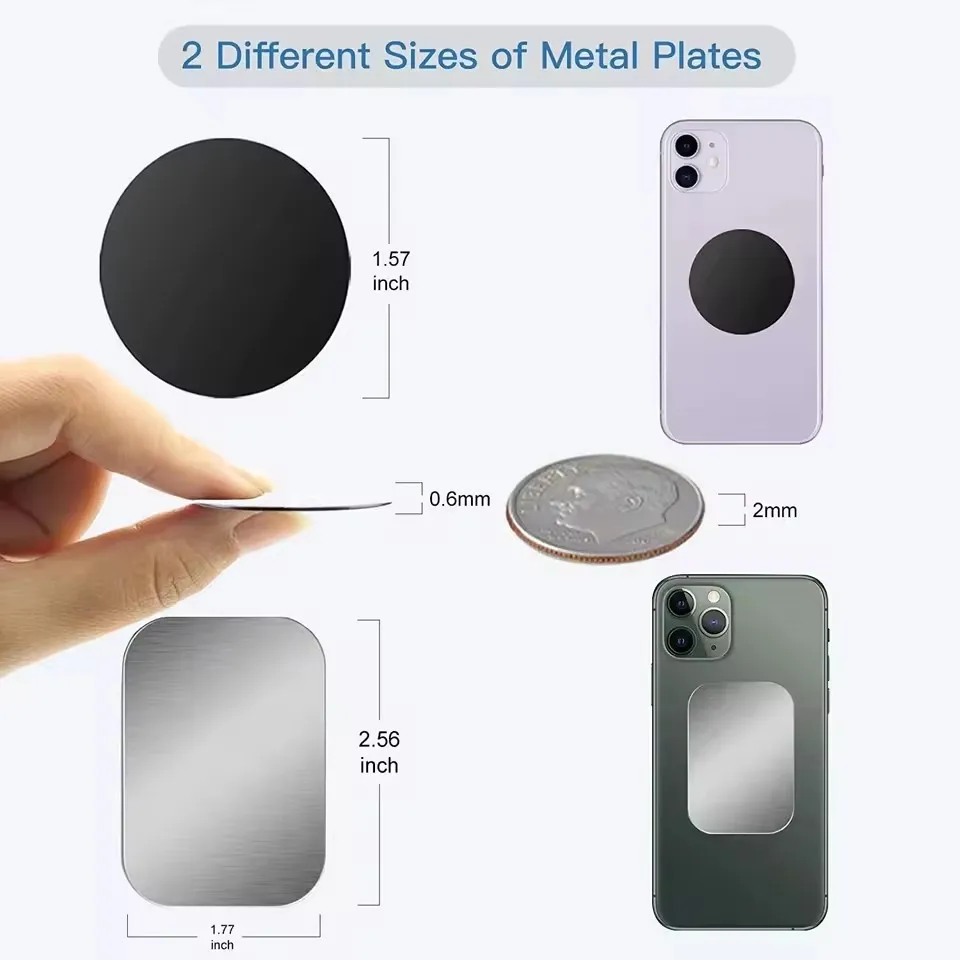 Dunne magnetische metalen plaa - Tablet Accessories For Car recensie en prijs
