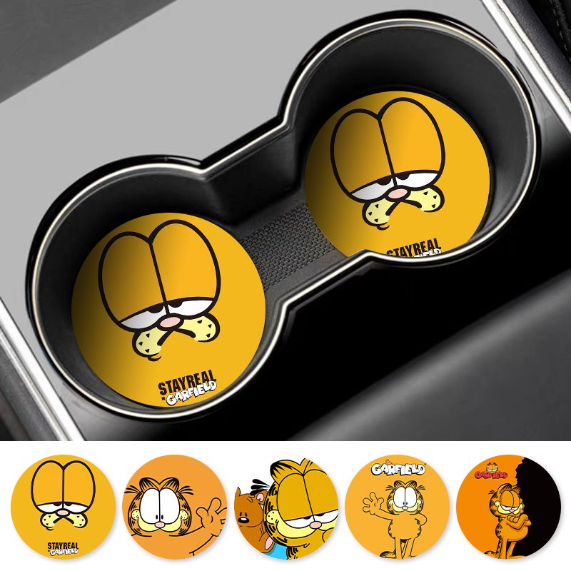 Cartoon Garfield Car Cup Coast - Tablet Accessories For Car recensie en prijs