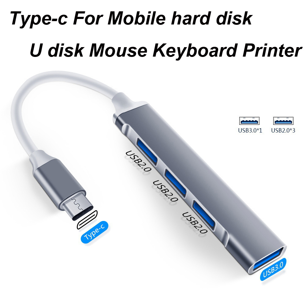 USB 3.0 TYPE-C 3.1 4-poorts US - Usb Hub Type C recensie en prijs
