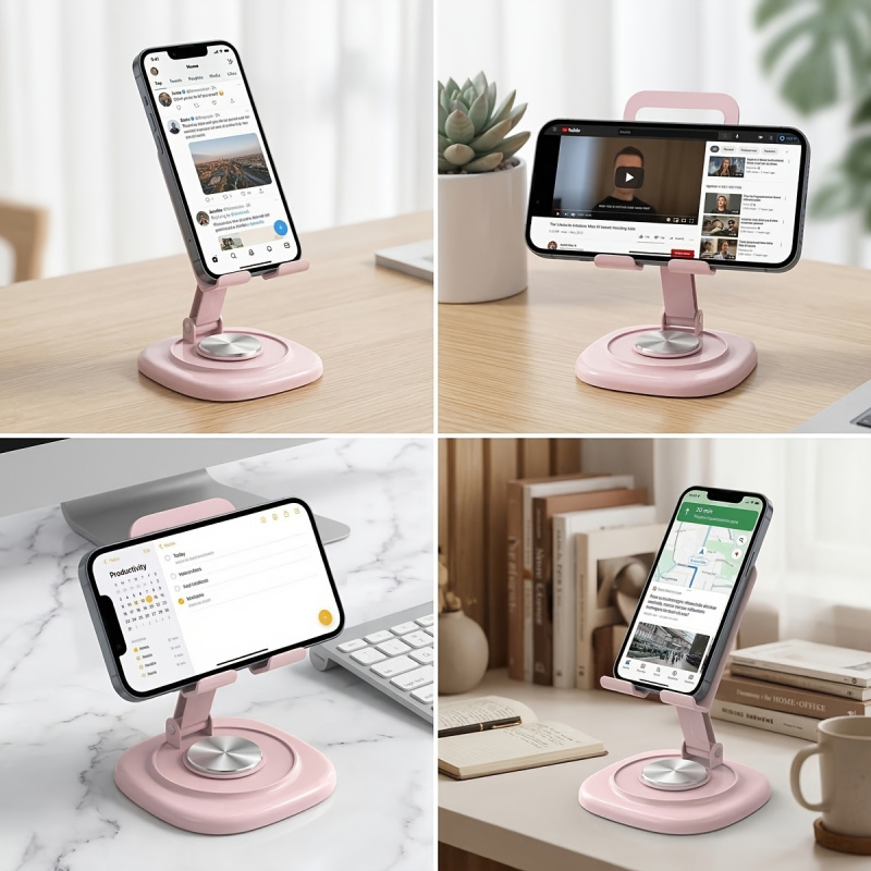 Macaron Desktop Metalen Draaib - Tablet Stand Adjustable recensie en prijs