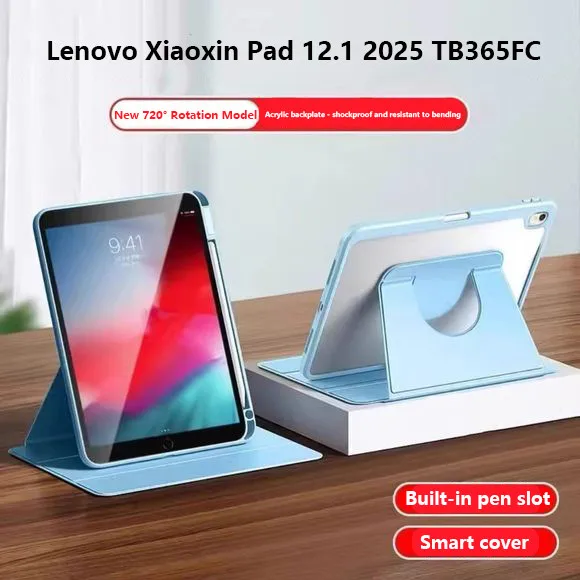 360 °   Rotatie Acryl Case Voo - Lenovo Tablet M11 Accessories recensie en prijs